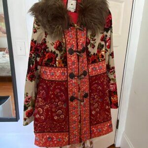 Elevenses Velvet patchwork jacket Anthropologie